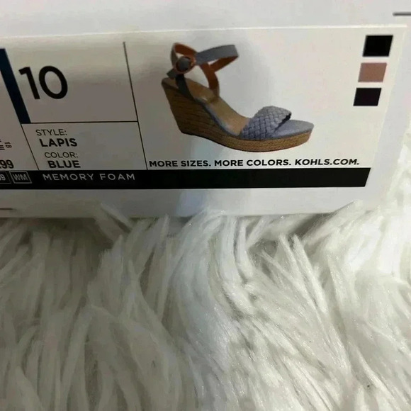 Size 10 Lauren Conrad summer heel wedges. - Picture 5 of 10
